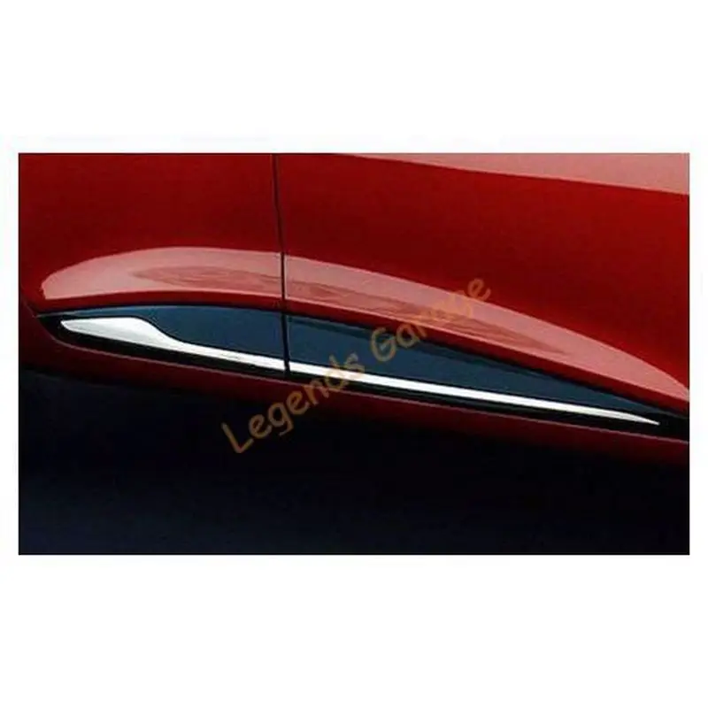 Chrome side door trim for Renault Clio 4 2012 2013 2014 2015 2016 2017 2018 auto tuning car styling innovation your style