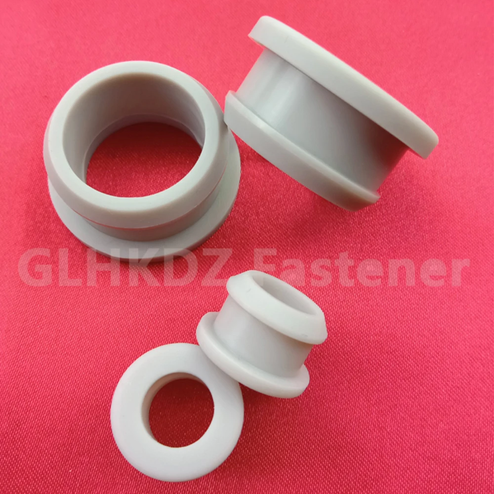 4mm-30mm Grey Silicone Rubber Snap-on Wiring Grommets Blanking O-ring Gasket Washer Through Hole Inserts Plug Protect Cable Wire