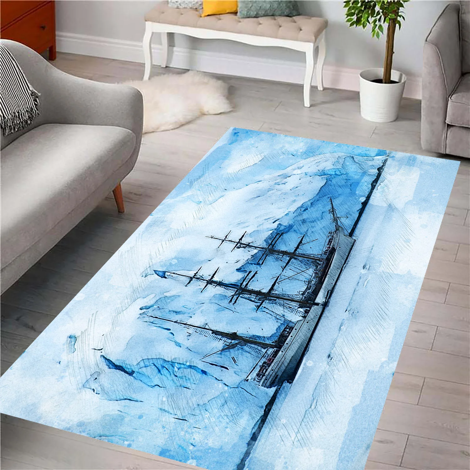 

Fantastic Rug 5 Ship, Modern Design,Teen,Popular Rug,Themed Rug,Vintage Rug,Home Decor Personalized Carpet fnt37