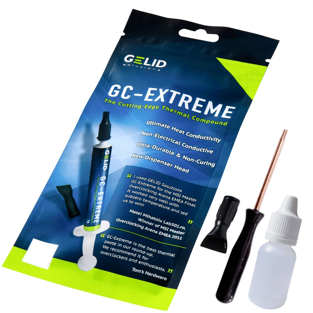 Gelid Thermal Folder GC-Extreme 3.5G + Cleaner 10ml + Torx T8, Heat Ssink, CPU Processor GPU Notebook Console PS4