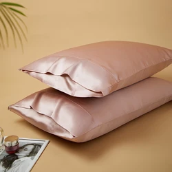 DISANGNI-fundas de almohada de seda de morera 100% Natural para pelo y piel, fundas de almohada reversibles para cama de 22 mamá, paquete de 2