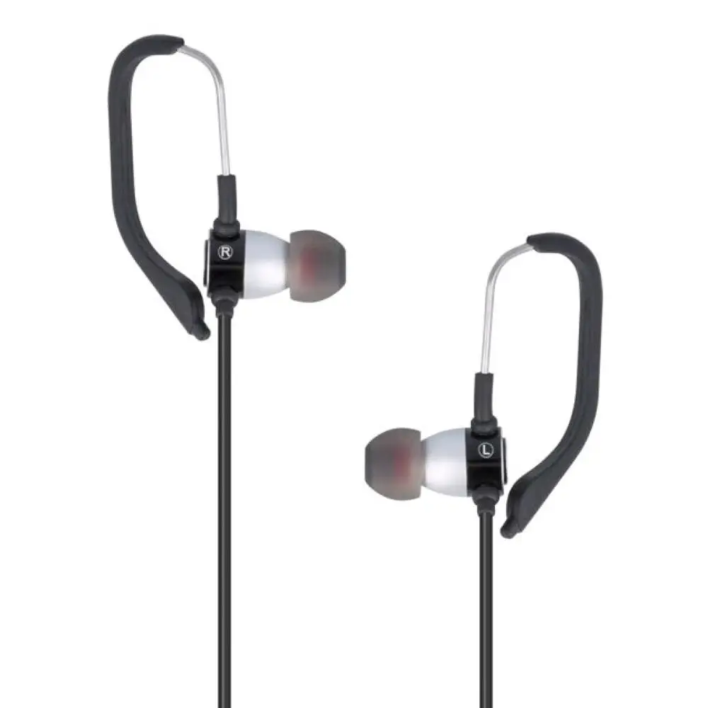 Forever Sport Music headphone ear hook, inside ear Black