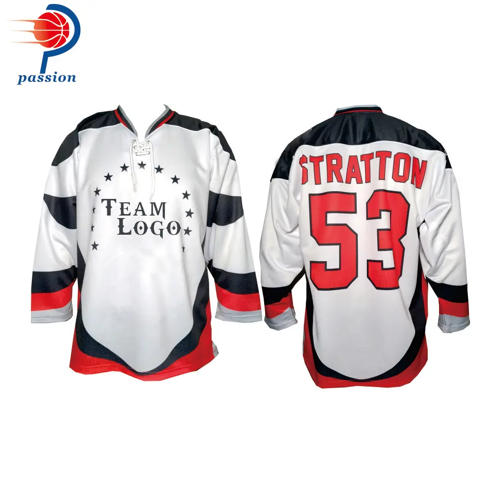 

Custom Club Hockey Shirt - Custom Crest Design - Durable Stitching 5PCS