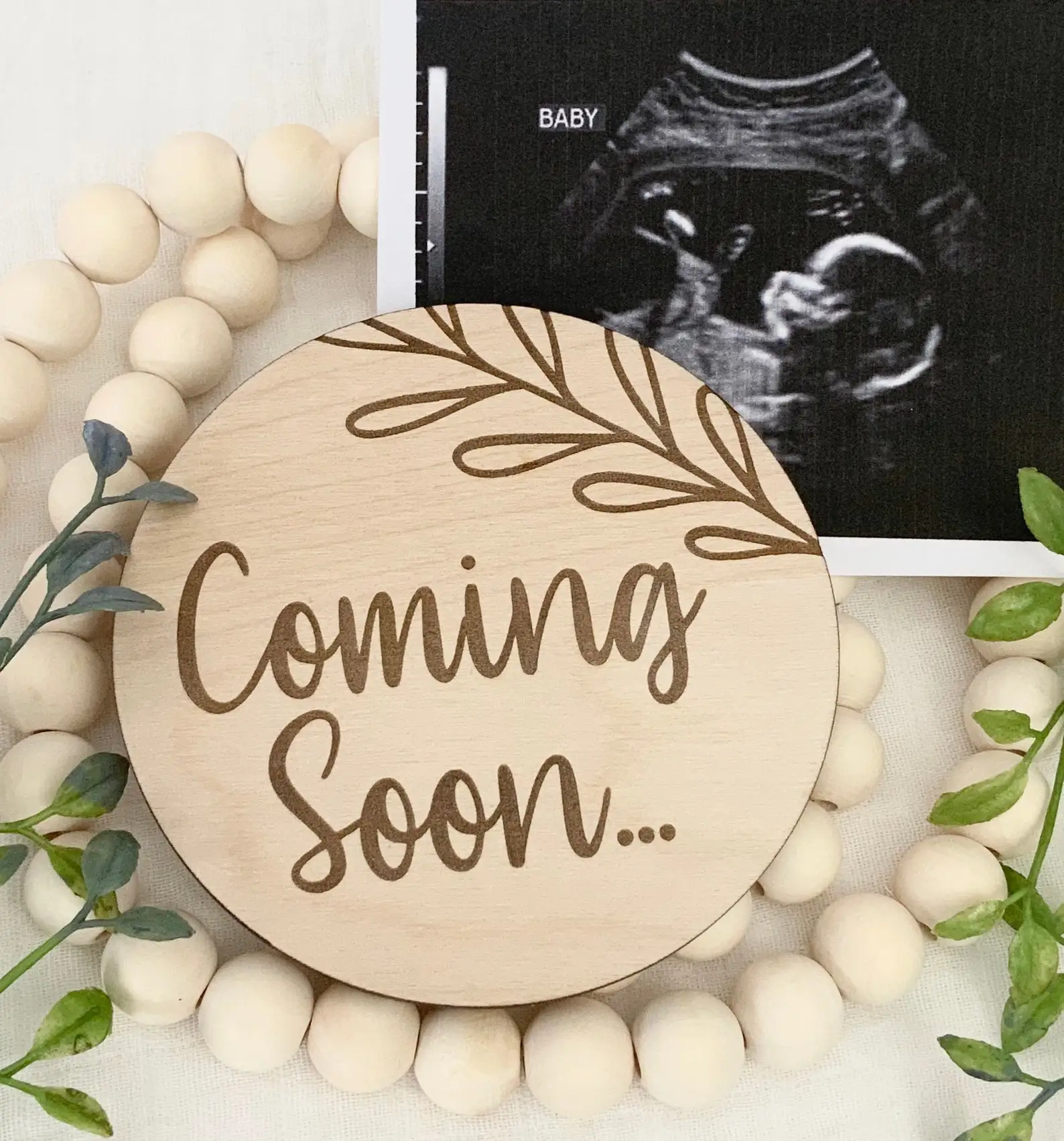 Pregnancy Announcement Sign, New Baby, Coming Soon, Maternity Photo Prop, Personalized Wood Sign, Baby Keepsake