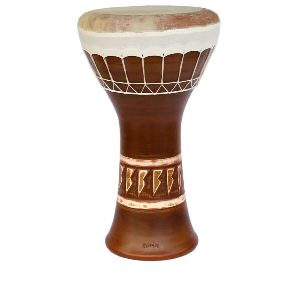 Profession​al Clay Medium Bass Darbuka By Emin Percussion EP-004-B