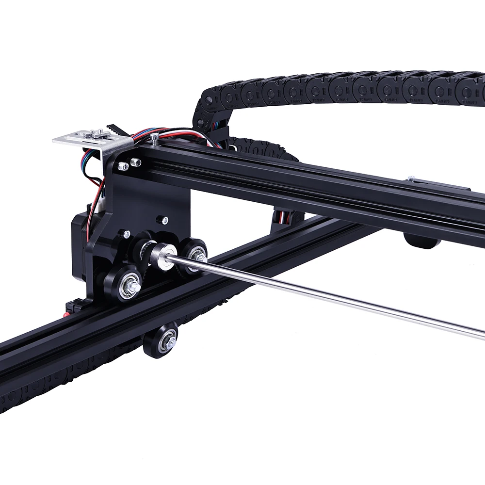 Imagem -04 - Máquina de Gravura do Laser 12v 5a Cnc 2-axis Gravador do Laser Máquina de Escultura 15w Laser 65*50cm com Parada de Emergência Novo 6550 20w