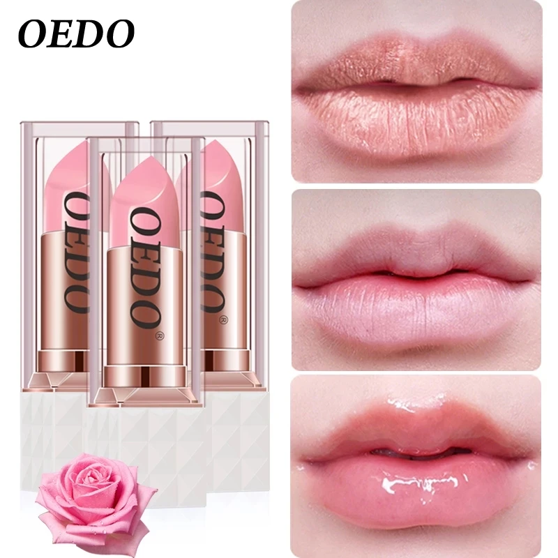 Rose Peptide Nourishing Colorful Lip Balm Anti Aging Antifreeze Anti-chapped Makeup Face Skin Care Repair Damage Lip Moist Cream