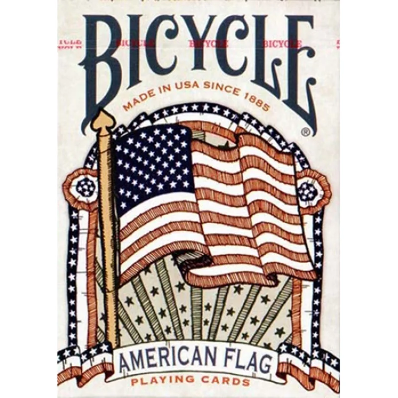 Fournier, Bicycle, Bicycle deck American Flag - Poker Flag amperciana magic cardiary