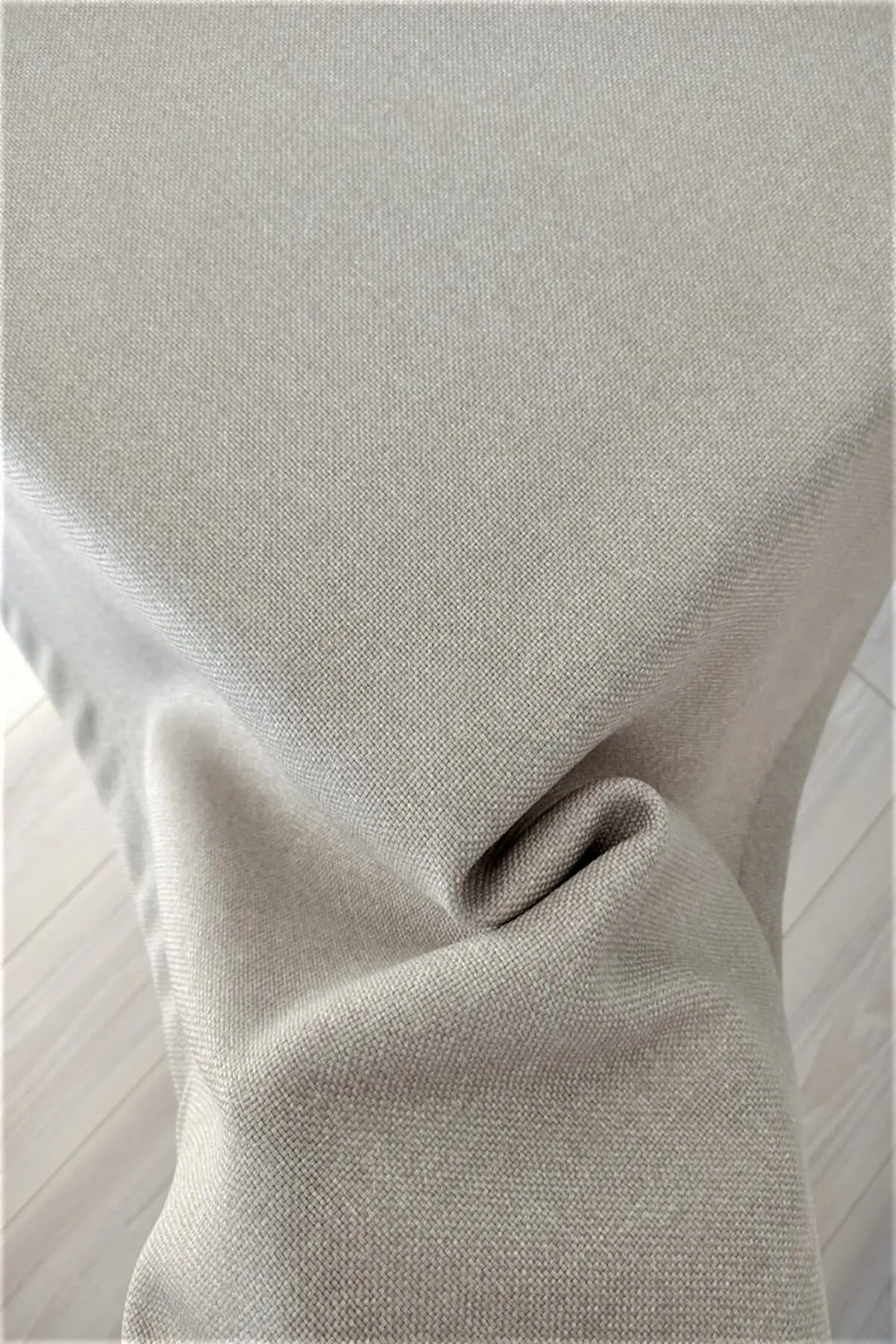 Linen Look Stain Resistant Cream Table Cloth Wedding, Party,Sofa Cover Turkish Cotton For Rectangle Table