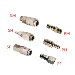 1PC Pneumatic Fitting European Standard Euro Type Air Line Quick Coupling Iron Connector Coupler Adapter For Air Compressor