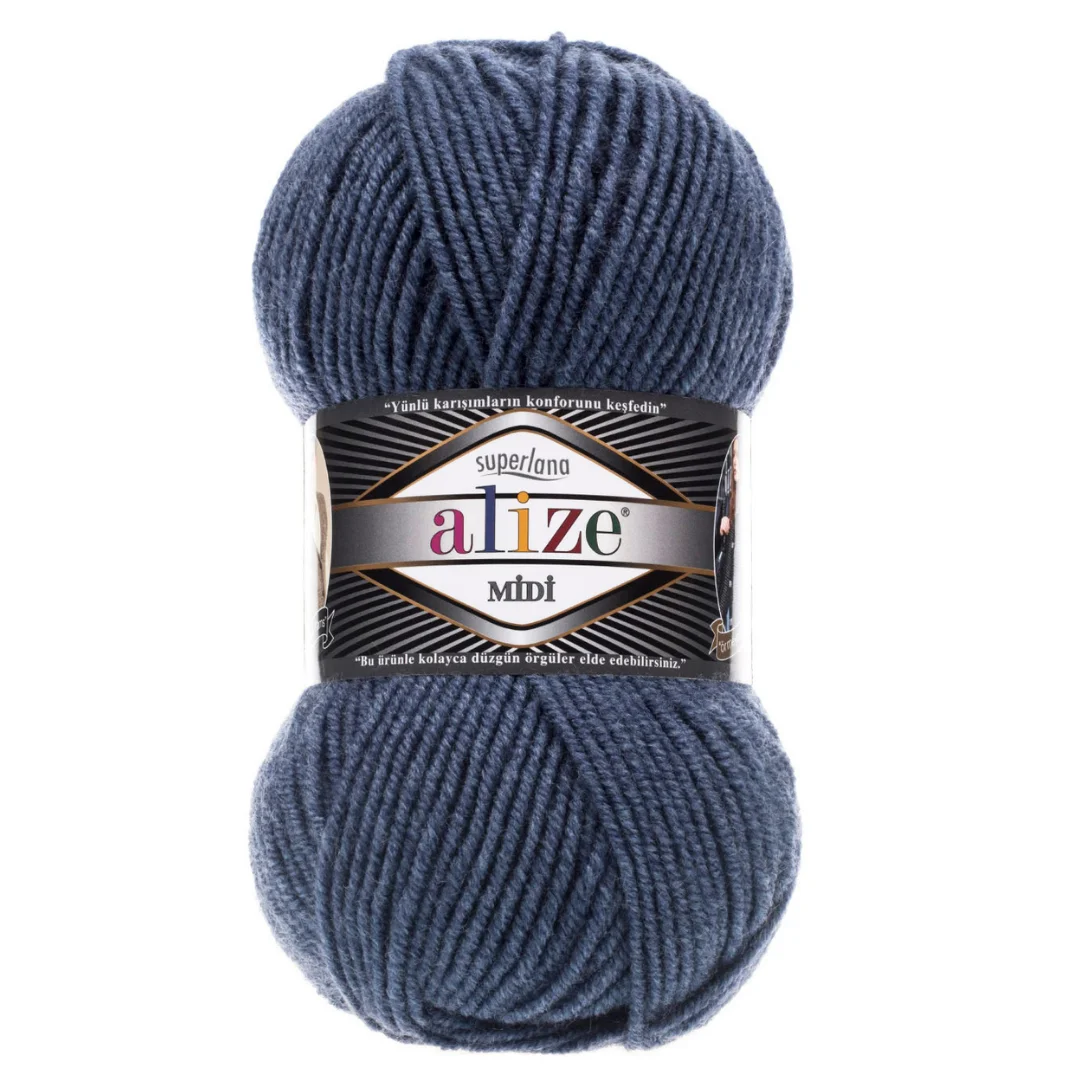 Alize Superlana Midi Knitting Yarn Heavy worsted Yarn Heavy Weight Wool Yarn blend wool acrylic yarn for winter clothes ALIZE