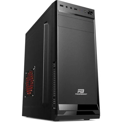 Power Boost VK-A002S 250W ATX Shiny Piano Black Case (JBST-VKA002S)