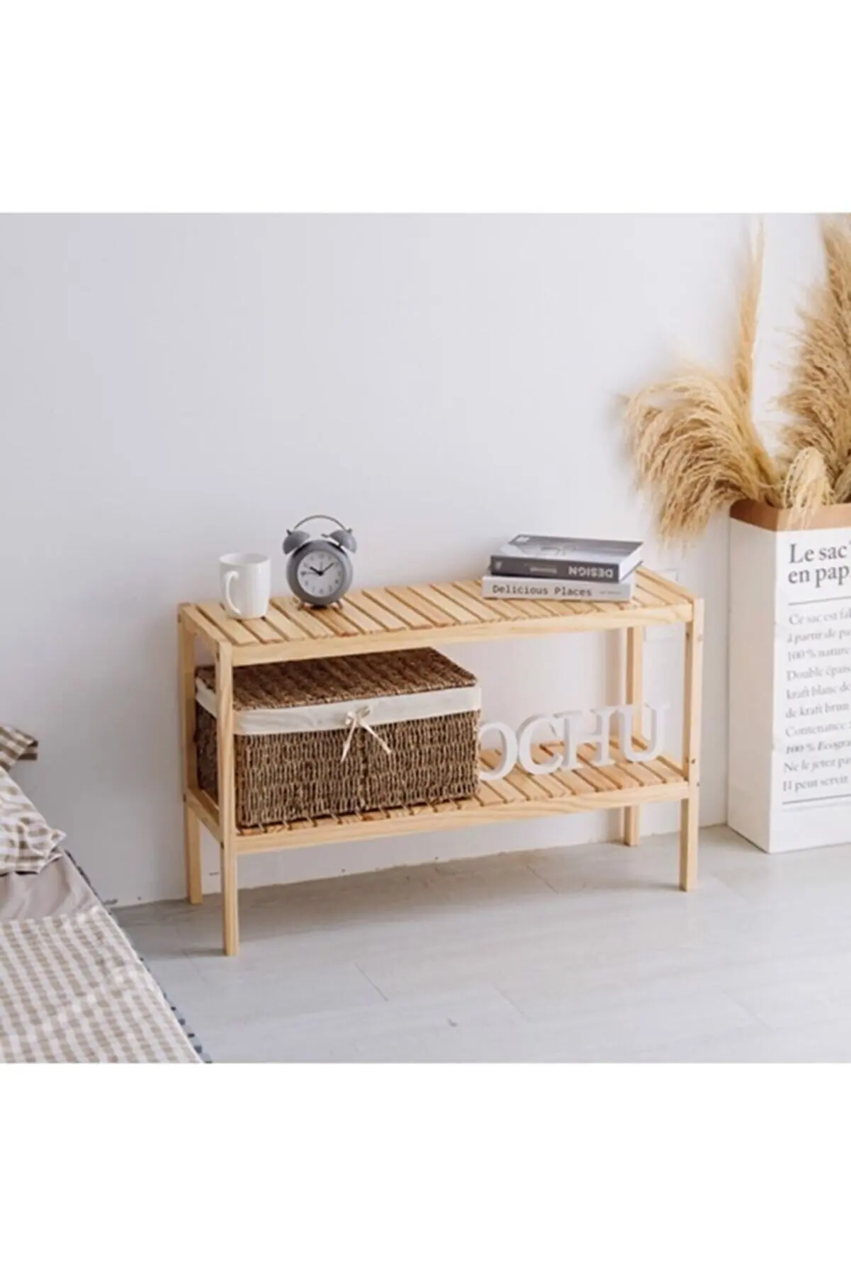 Commode meubles en bois Table de chevet articles ménagers décoration de bonne qualité et pratique Portable robuste chambre d'enfants