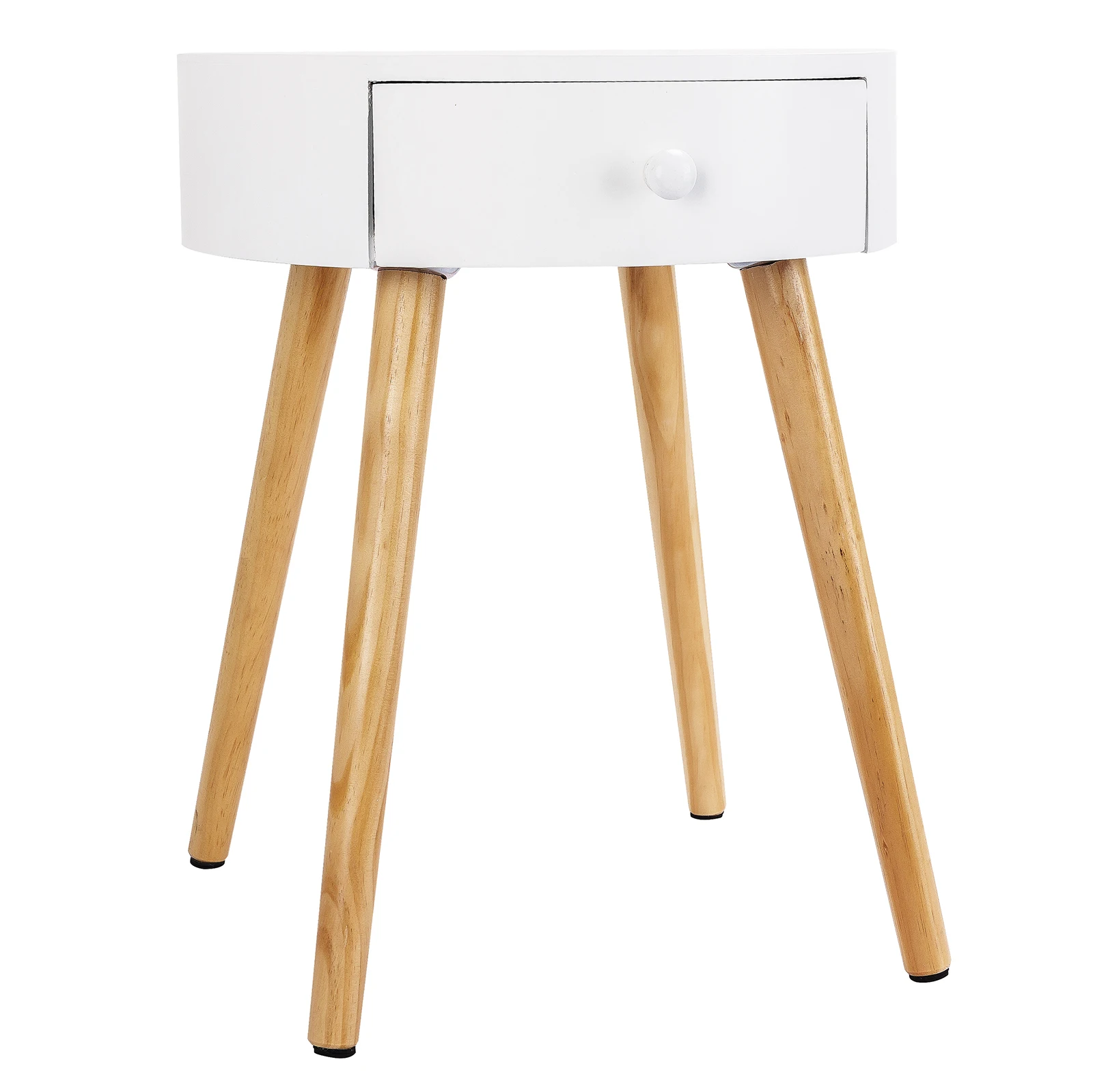 1PC Modern Side Tables Nightstands 38x38x48cm Bedside Tables with Drawer Bedroom Bedside Units Cabinets Coffee Table