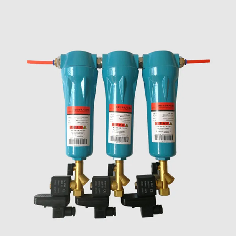 QPS 035 Precision Filter Dryer Air Compressor Accessories Oil Water Separator Electronic Drain