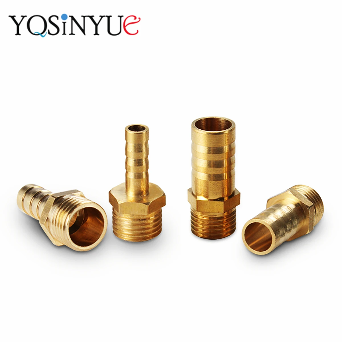 1/5/10PCS Brass Pipe Fitting 6/8/10/12/14/16mm Hose Barb Tail 1/8\