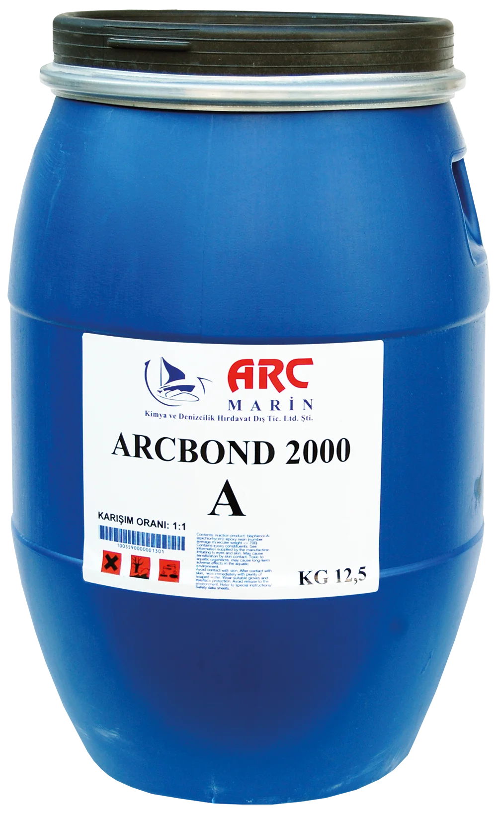 20kg ARC 2000 Bonding Glue Epoxy Resin and Hardener A and B Set Kit Steel Wood Polyester Metal Boat Gumming Agglutination