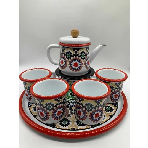 

DOLBOVI Maulana Bazaar Chamomile Tea Presentation Suit 1 Teapot 1 PCs soucher 1 Tray 4 Cup teaware cup tea handmade bowl beautiful mugs turkish tea set vintage Saucer creative Latte Cup free shipping products service c