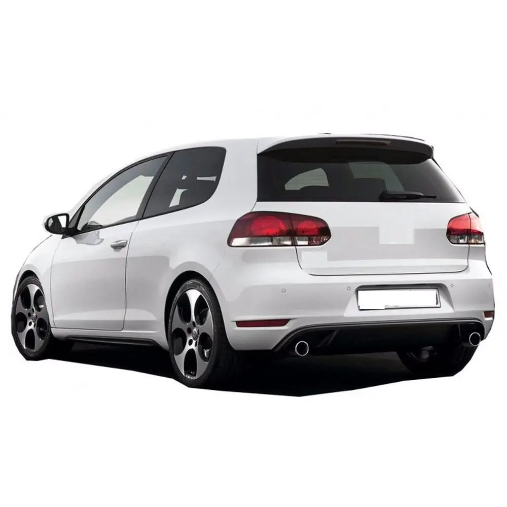 Fit For Volkswagen Golf 6 (2009-2012) GTI Rear Bumper Insert-Diffuser (Plastic) modified Car Accessories Trim Tunning