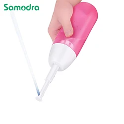 Bidé portátil de mano para viaje, botella de bidé con boquilla de pulverización retráctil para higiene, limpieza, cuidado Personal, 400ml