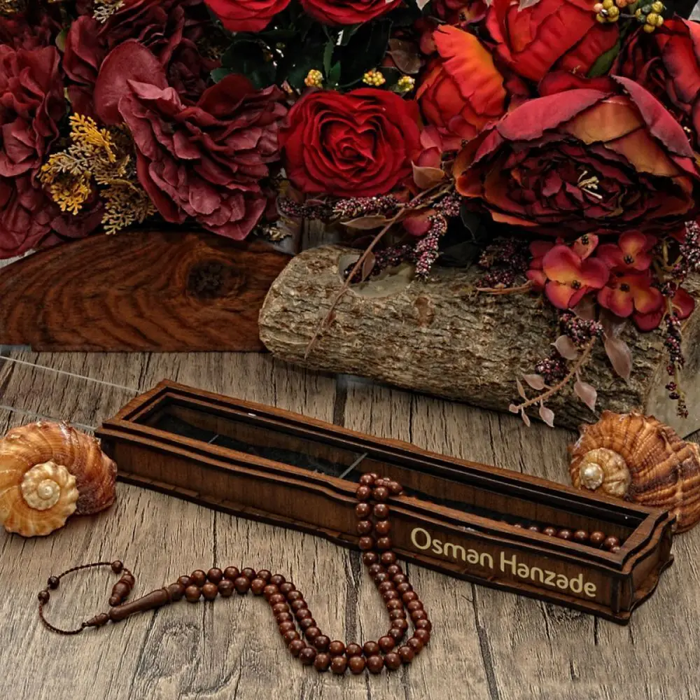 Luxury Muslim Gift Set Tasseled Name Printed Special Design Wooden Boxed Tasbih Wholesale Shopping Islamic Items Ramadan 2023 Worship Societies Excellent Quality Mevlüt Groups