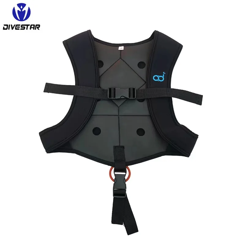 

Unisex Neoprene Wetsuit Weight Vest Adjustable Weighted Belt Underwater Diving Suit 6 Lead Pocket Jacket For Scuba Spearfishing