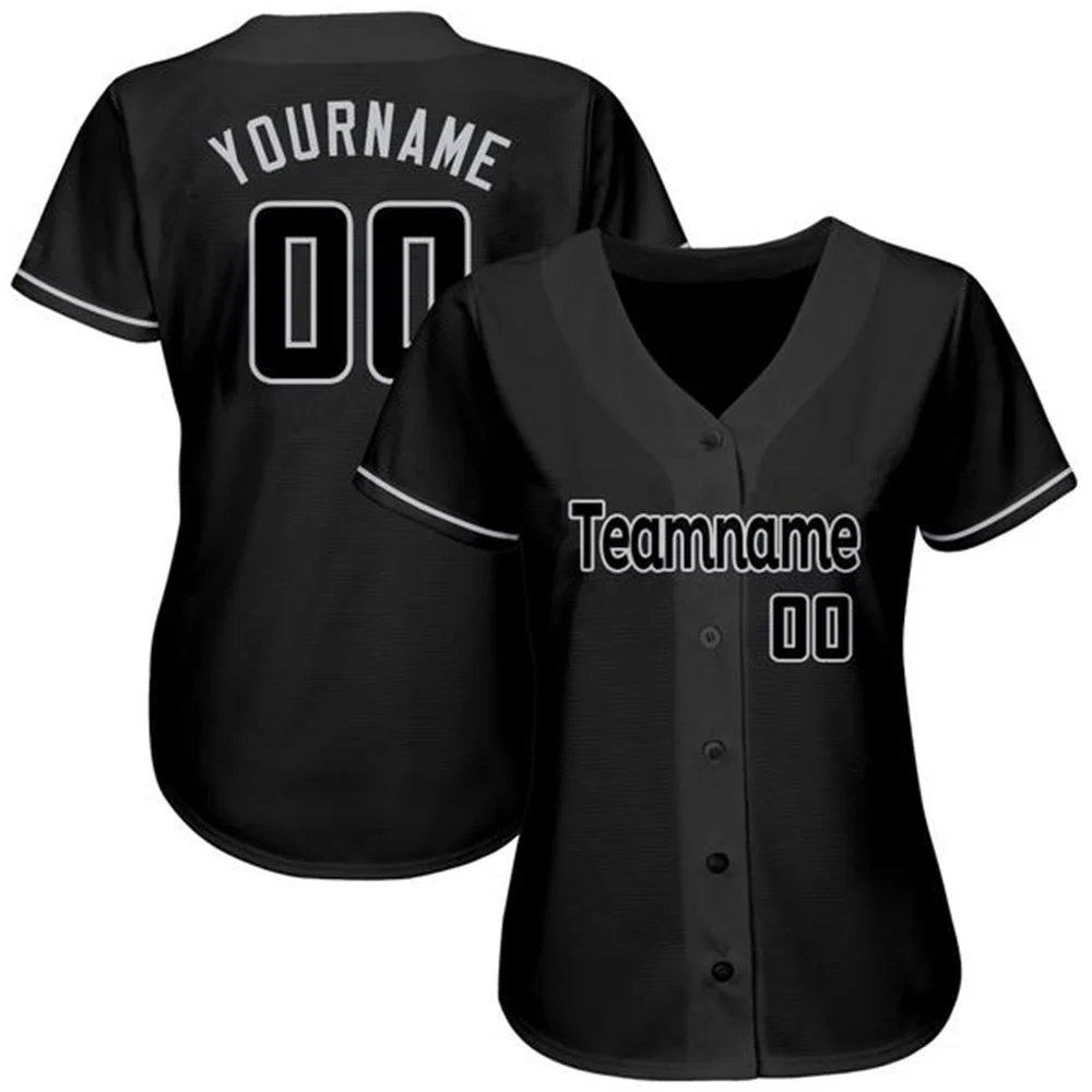 

Custom Baseball Jersey Full Sublimated Team Name/Numbers Make Your Own Button Down Tee Shirts Women Softball Uniform Outdoors