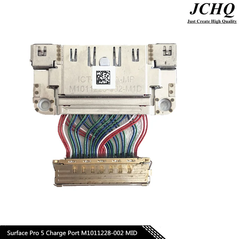 JCHQ Original พอร์ตชาร์จสำหรับ Surface Pro 5 Pro 6 1769ชาร์จพอร์ต Connector M1011228-002-MID