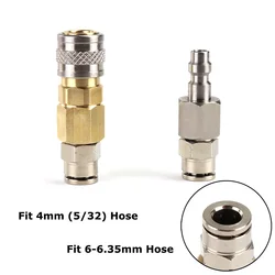 New HPA (US)2302 23-2 Foster Quick Disconnect QD With Push-In Pipe Fitting Assembly For 4MM(5/32) Or 6MM-6.35MM Hose