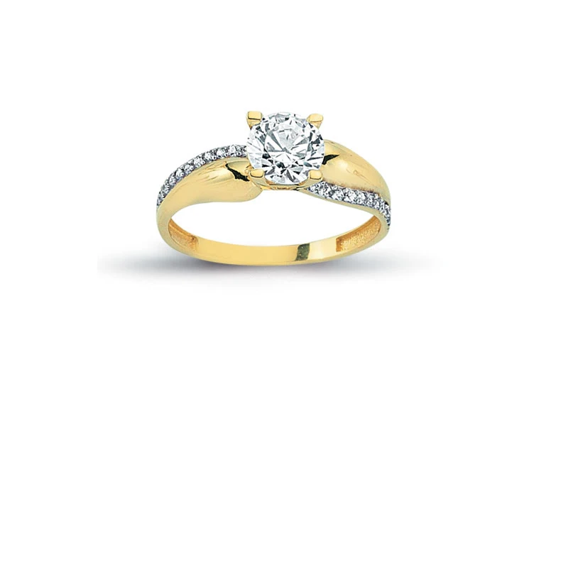 

14K Solid Gold Exclusive Solitaire Engagement Wedding Ring