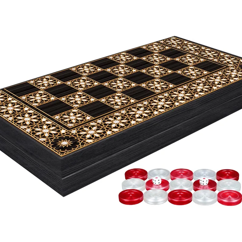 Orient Pearlescent Board Game Luxury Backgammon Set