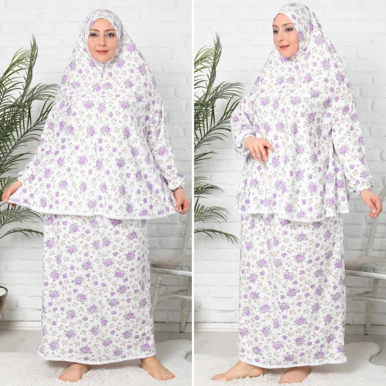 Robe de prière musulmane pour femmes, ensemble de prière musulmane, 100 coton, taille standard, haute qualité, de Turquie, se détendre, prier, hijab