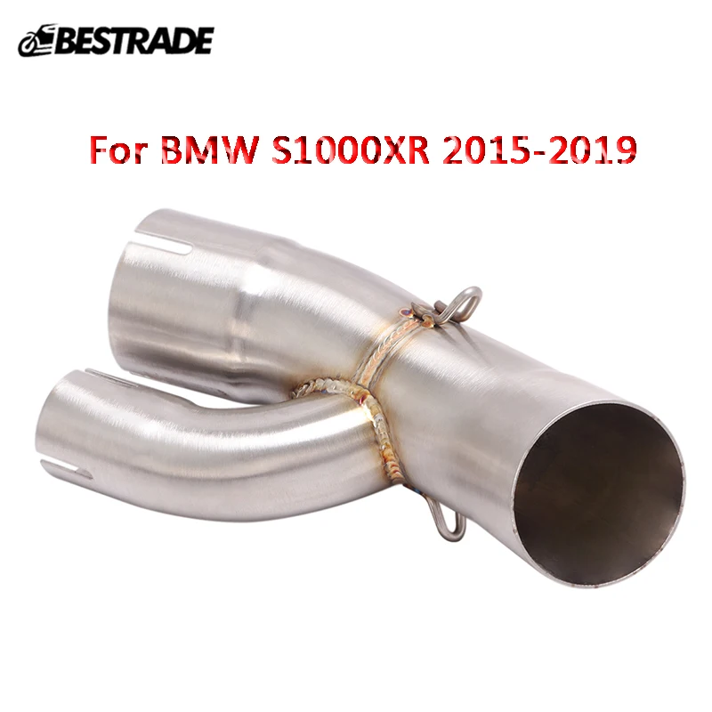 

Middle Pipe For BMW S1000XR 2015 2016 2017 2018 2019 Motorcycle Exhaust Mid Link Tube Slip On 51mm Mufflers Stainless Steel