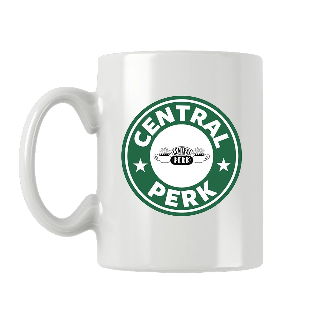 Friends Tv Show Central Perk Mug Coffee Tea Ceramic Cup Cappuccino Best Gifts for Friends Home Office Drinkware