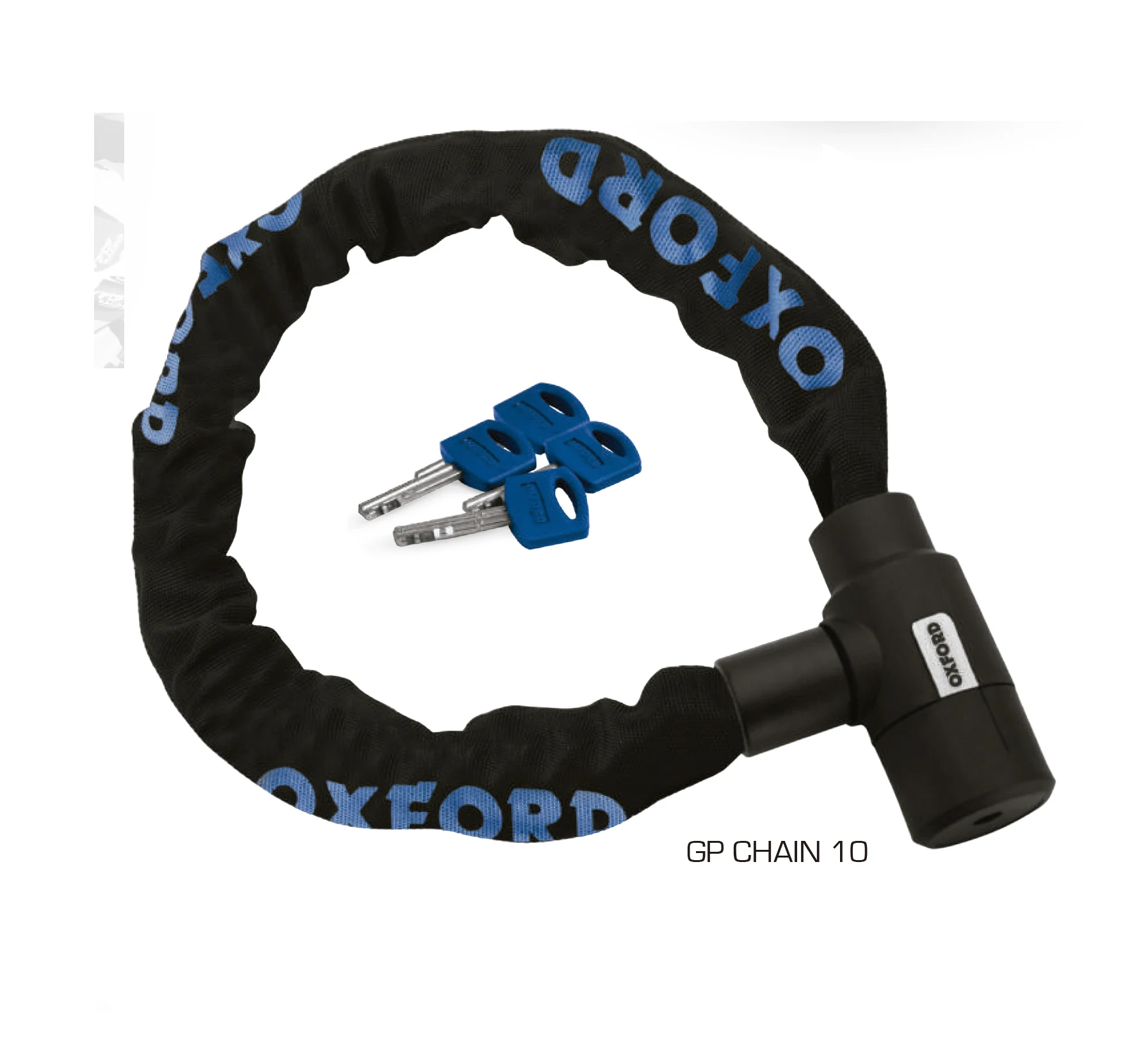 Oxford LK107 LK108 LK109 Integral chain GP 8mm motorcycle 1,2m / 1,5 m x 10 mm safety motorcycle, motor