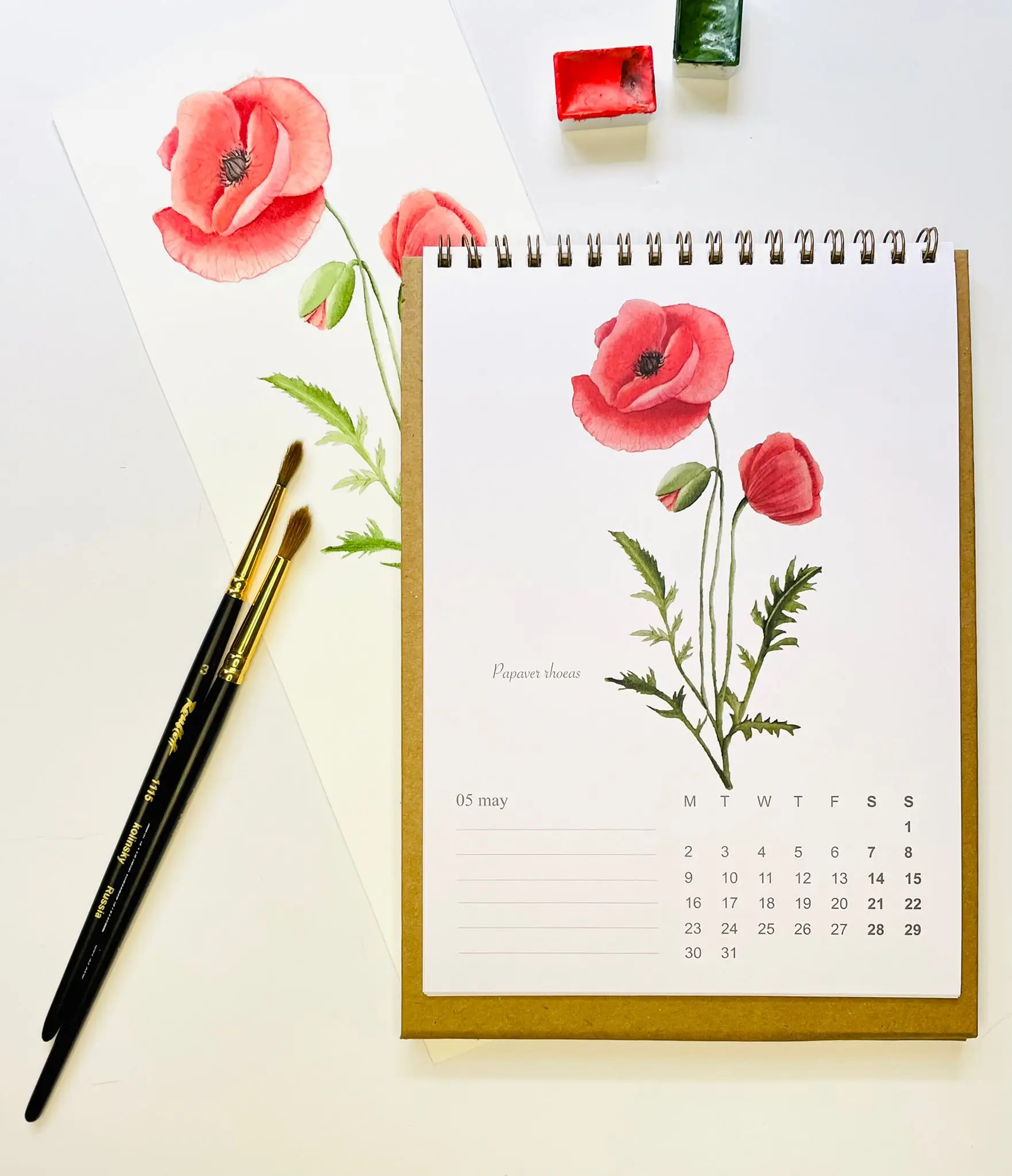 Papemus & Mf Craft Studio, Botanische Bureau Calender'