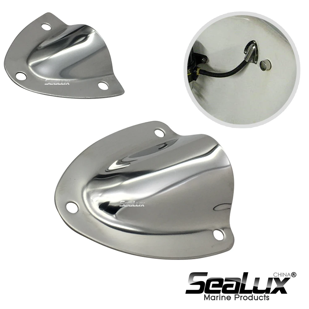 Sealux Marine Grade Stainless Steel Midget Vent Clam-shell for Yacht Boat Sailing Ship Accessory Marine Hardware