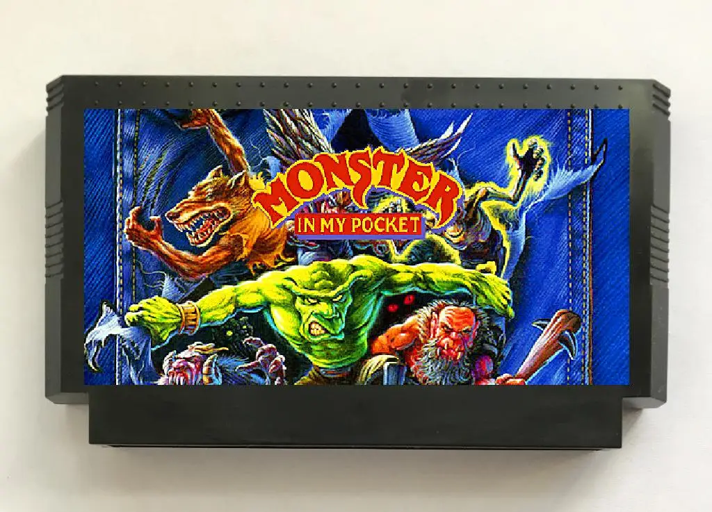 Monster in My Pocket Game Cartridge for NES/FC Console