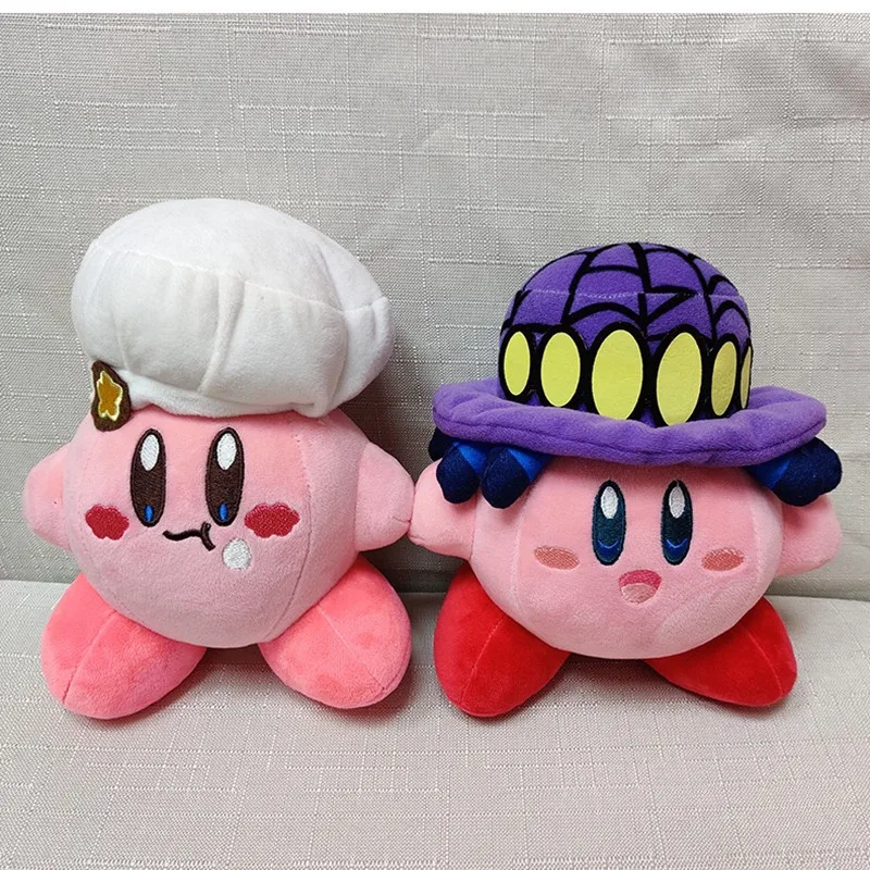 8Pcs/Set 20 Cm Cartoon Stuffed Animals Star Kirby Plush Doll Toy Anime Kawaii Cute Soft Plush Toys For Children's Birthday Gift