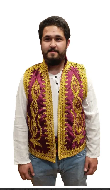 Ottoman Embroidered Vest Kırmzı Ottoman Vest Embroidered Vest Groom Kına Night Groom traditional Ottoman YouTube phenomenon vest