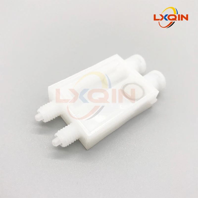 LXQIN 10PCS Eco Solvent DX7 Ink Damper for Epson DX7 Printhead For Zhongye Titan-jet Wit-color Human Printer Ink Dumper Filter