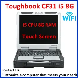 High Quality Diagnostic Computer For Panasonic Toughbook CF31 CF-31 CF 31 Laptop i5 8g Work For MB STAR C4 C5 Cardata Software