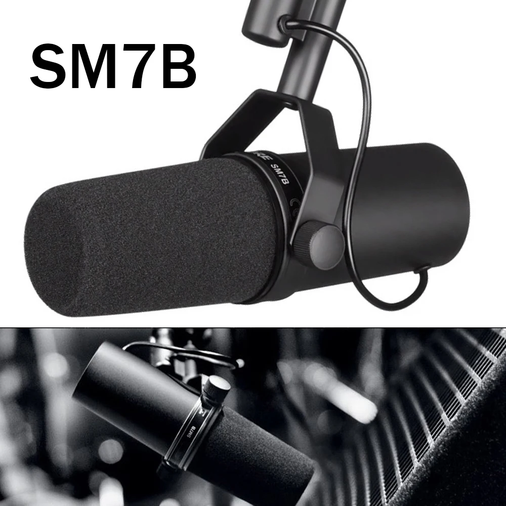 Betagear SM7B Studio Microphone Cardioid Dynamic Microfono Live Vocals Recording Condenser Microfone broadcasting Microfon 1:1