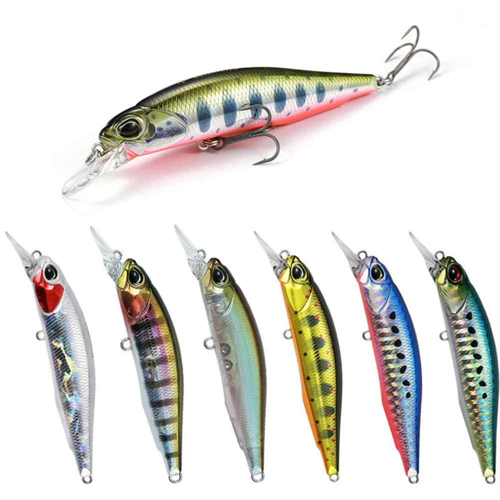 7.7cm 8.4g Fishing Lure Minnow Wobbler Rozante 77SP Long Cast Hover Swaying Lure Jerkbait Artificial Bait Culter Alburnus Bait