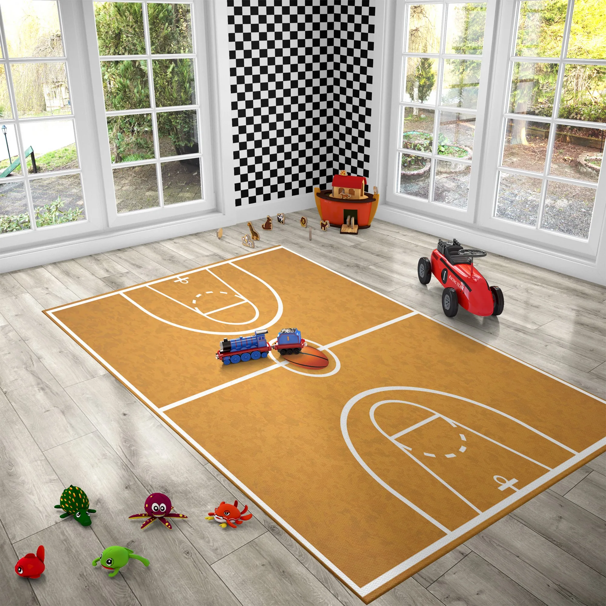 Basketball 26 Patterned ,Modern Design,Teen,Popular Rug,Themed Rug,Vintage Rug,Home Decor Personalized