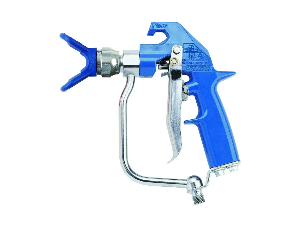 

Пистолет для безвоздушного распыления CHARHS 246240 с четырьмя соплами, насадкой и защитным кожухом для точного нанесения краски и покрытий