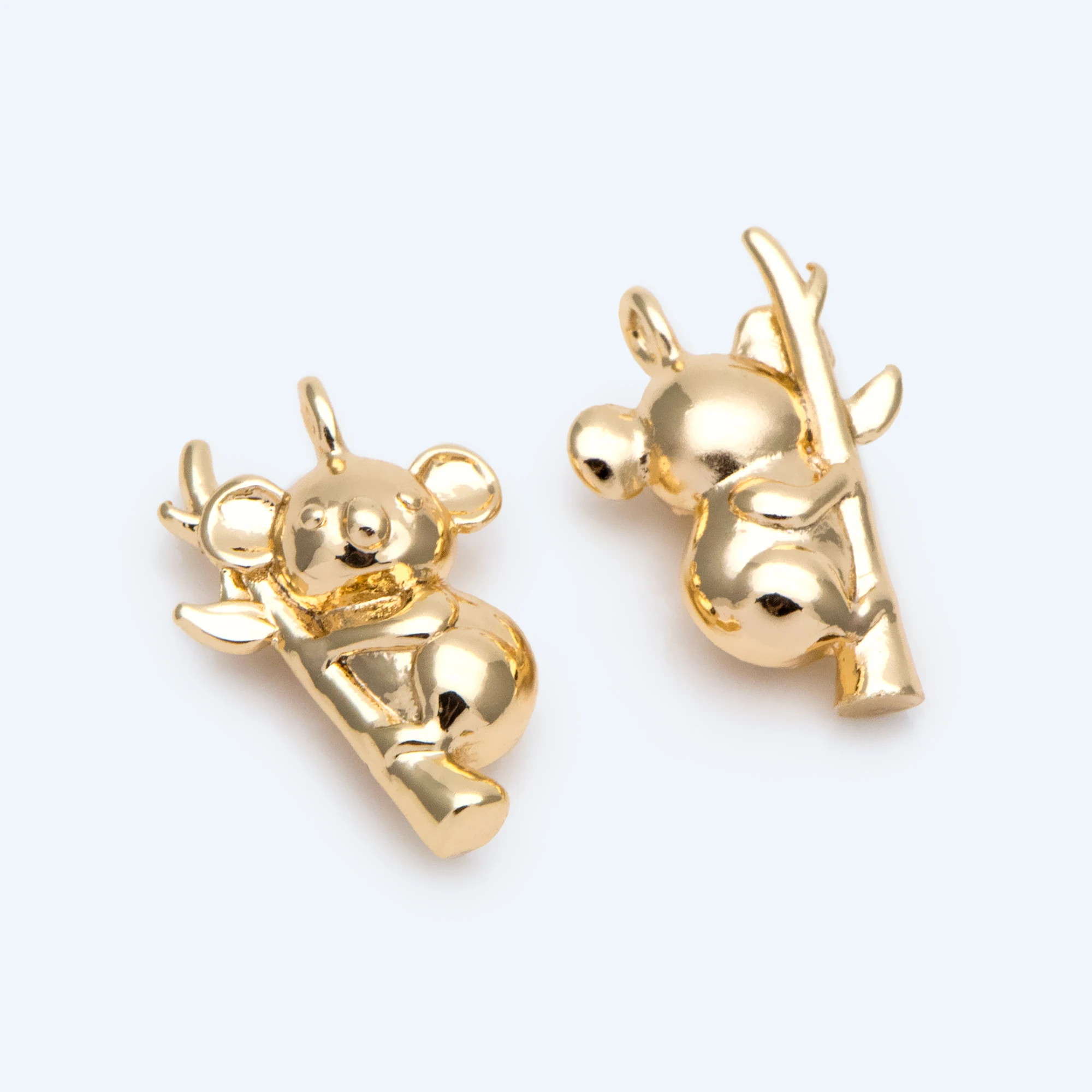 

10pcs Gold Koala Charm, Jewelry Making, Diy Material, Jewelry Supplies (GB-2705)