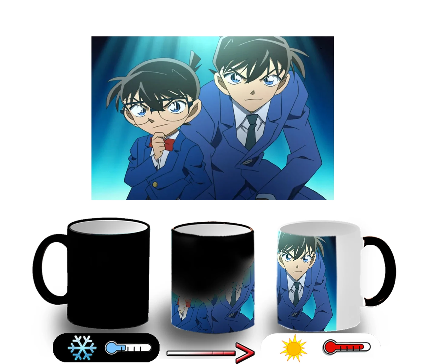 Magic CUP DETECTIVE CONAN EDOGAWA magic mug