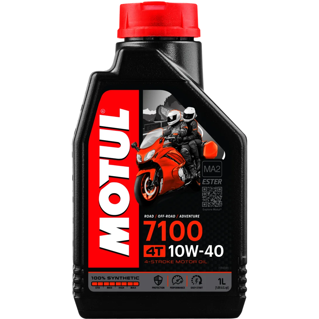 Motul 104091 motorcycle oil 7100 4t 10w40 1litre synthetic motor lubricant motorcycle motorcycle