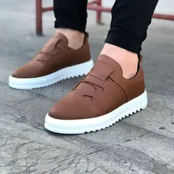 Wagoon Male Tan Written Thick And High Bottom Casual Shoes 4 Color Original Product 6 Months Guarantee